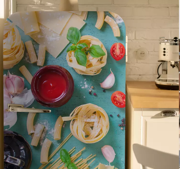 Vinilo para nevera foto comida - TenVinilo