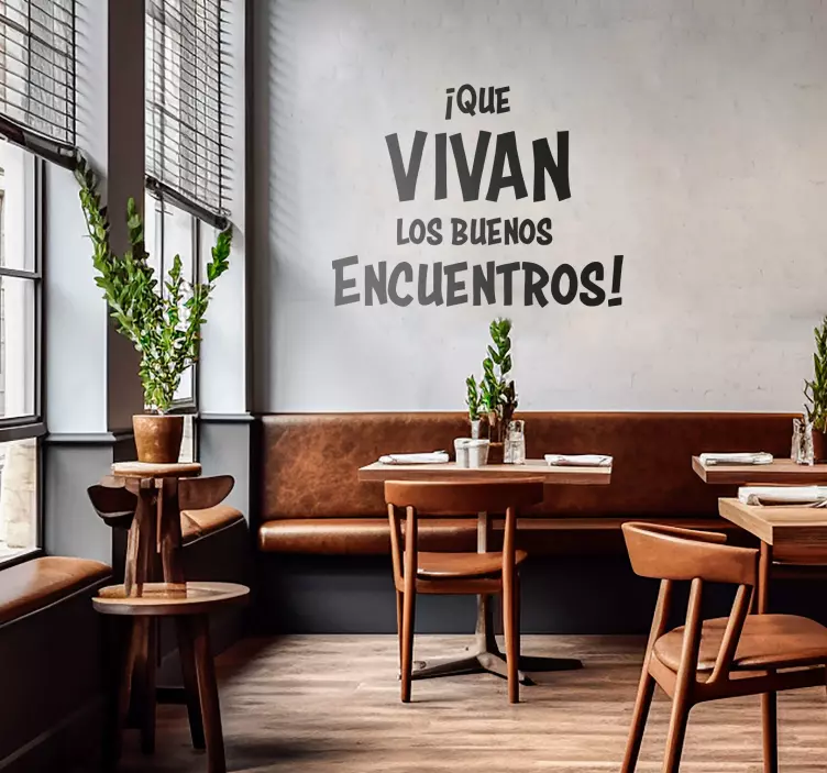 Vinilo pared "Las reuniones son una parte esencial del trabajo en - TenVinilo