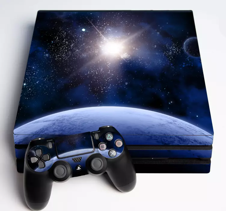 Vinilo PS4 Galaxia espacial - TenVinilo