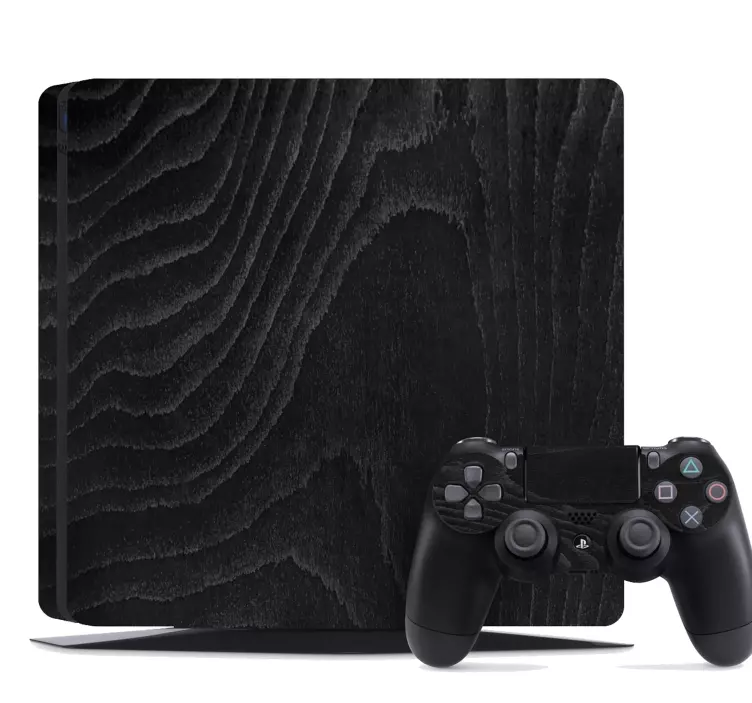 Vinilo PS4 Ps4 madera negra - TenVinilo