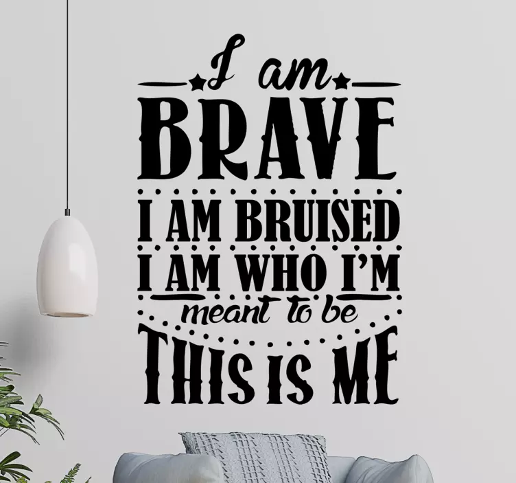 Vinilo frase de cine este soy yo - TenVinilo