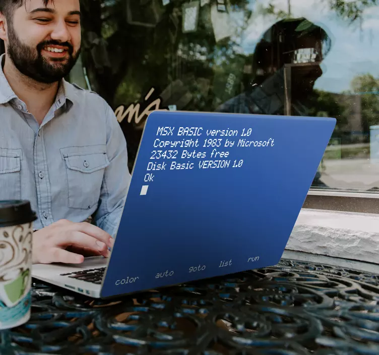 Pegatina para portátiles Msx - TenVinilo