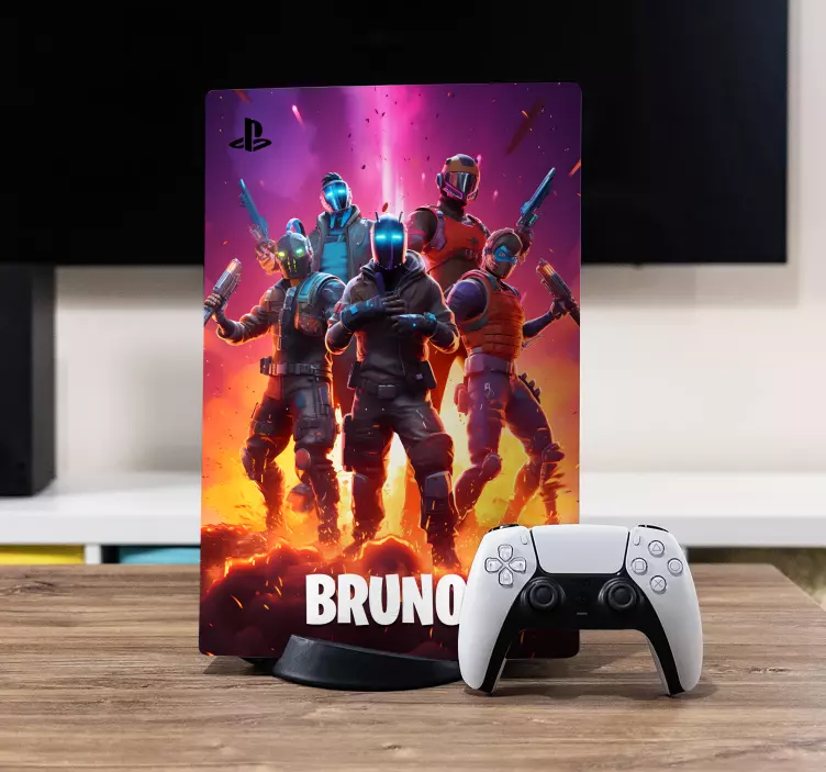 Skin PS5 batalla de videojuegos - TenVinilo