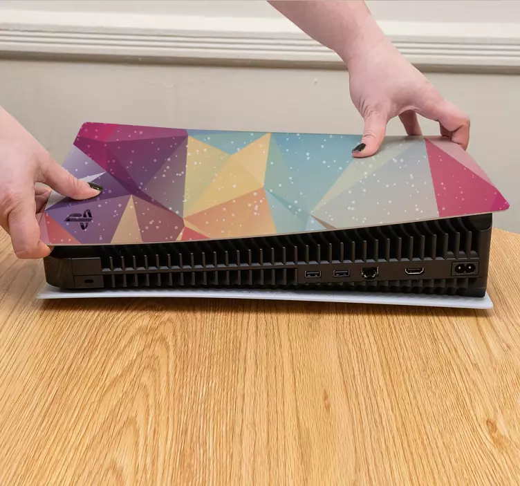 Skin PS5 Colores gráficos abstractos - TenVinilo