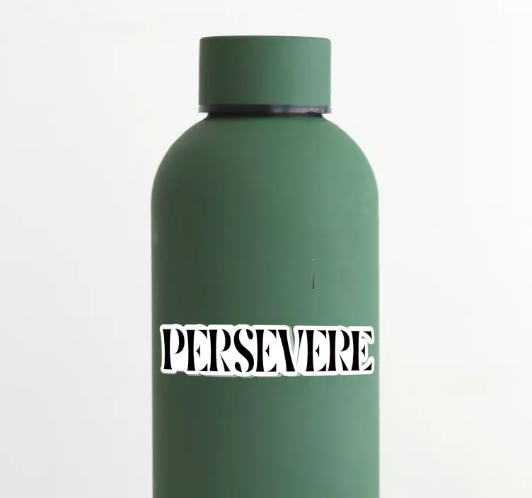 Vinilo decorativo superación personal Preservar - TenVinilo