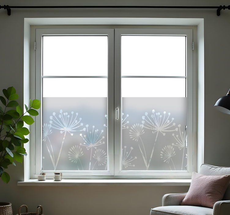 Vinilo para cristales diente de león - TenVinilo