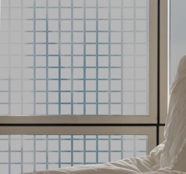 Vinilo para cristales Escala de cuadrados grises - TenVinilo