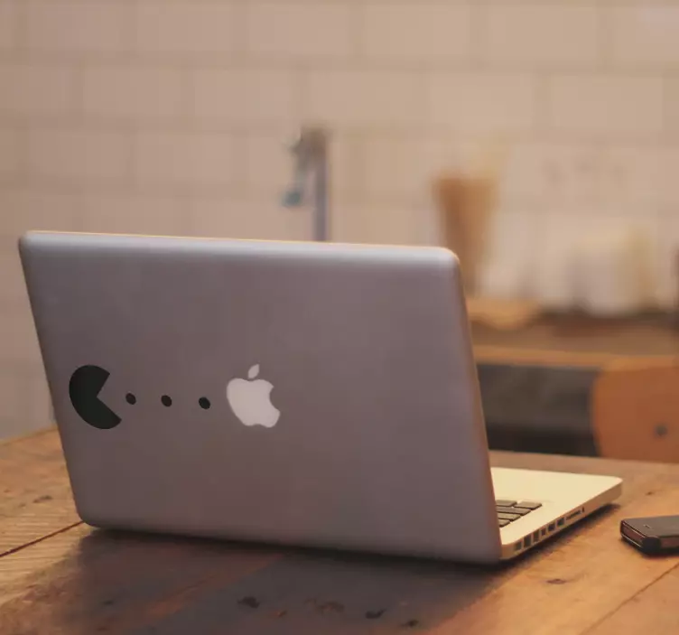 Vinilo videojuego comecocos - TenVinilo