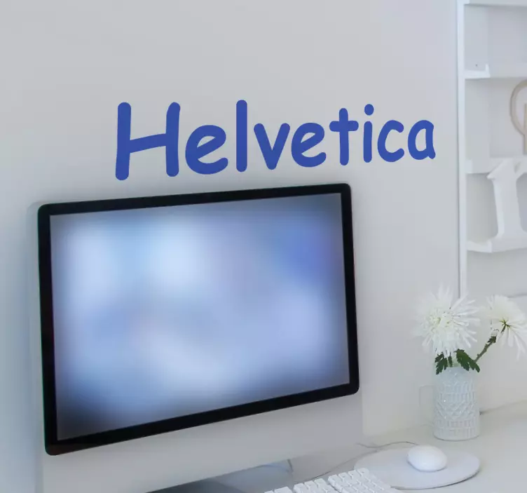 Vinilos para diseñadores helvetica - TenVinilo