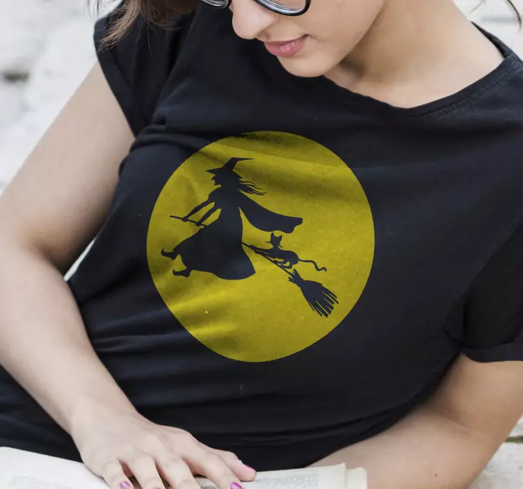 Camiseta Halloween bruja mala  - TenVinilo