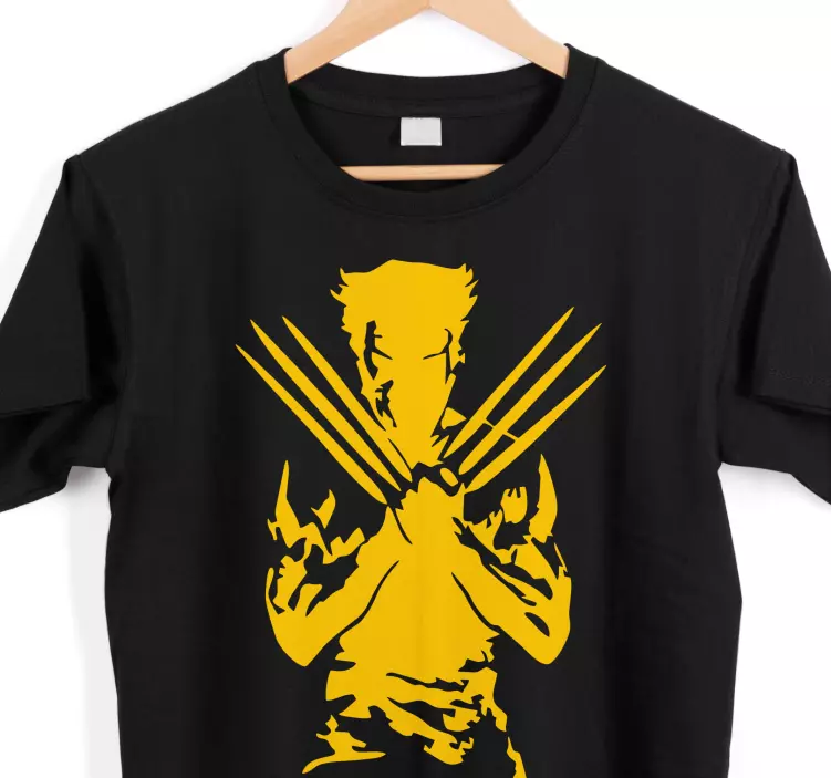 Camiseta personalizada moderna de wolverine - TenVinilo