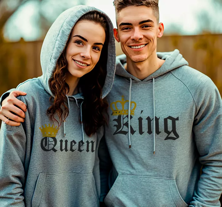 Camisetas de novios pareja de reyes - TenVinilo