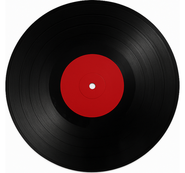 Alfombra vinilo comedor disco de vinilo enorme - TenVinilo