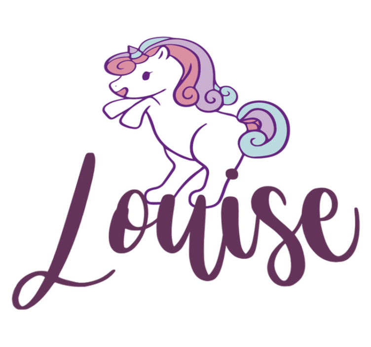 Alfombra vinílica animales unicornio pequeño divertido - TenVinilo