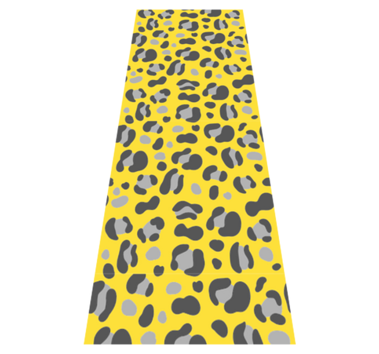 Alfombra vinílica animal print leopardo pantone - TenVinilo