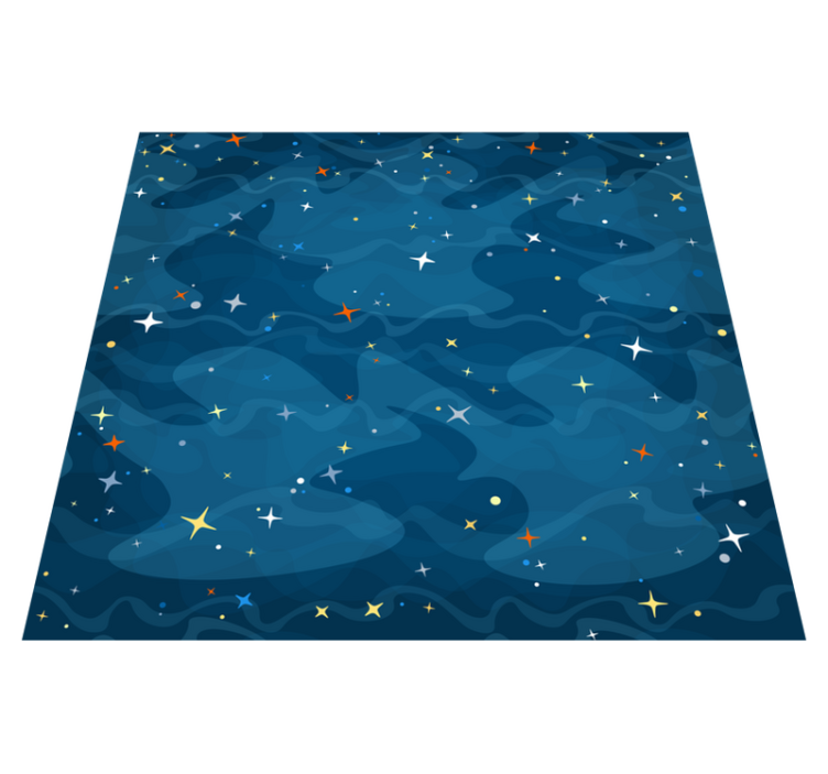 Alfombra vinílica de estrellas camuflaje estrellado - TenVinilo