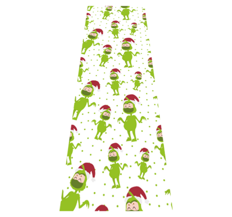 Alfombra vinílica navidad feliz navidad con mascarilla - TenVinilo