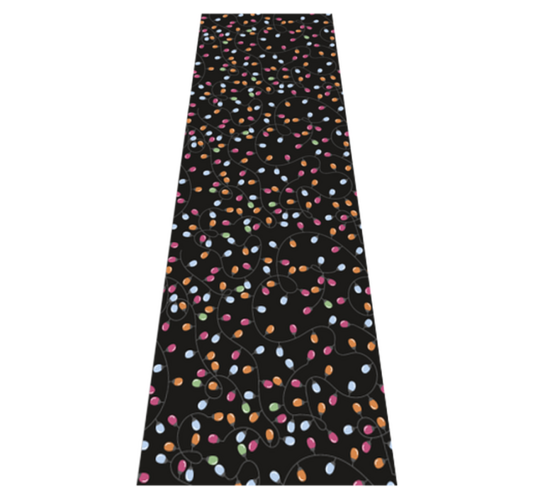 Alfombra vinílica navidad decoraciones luminosas - TenVinilo