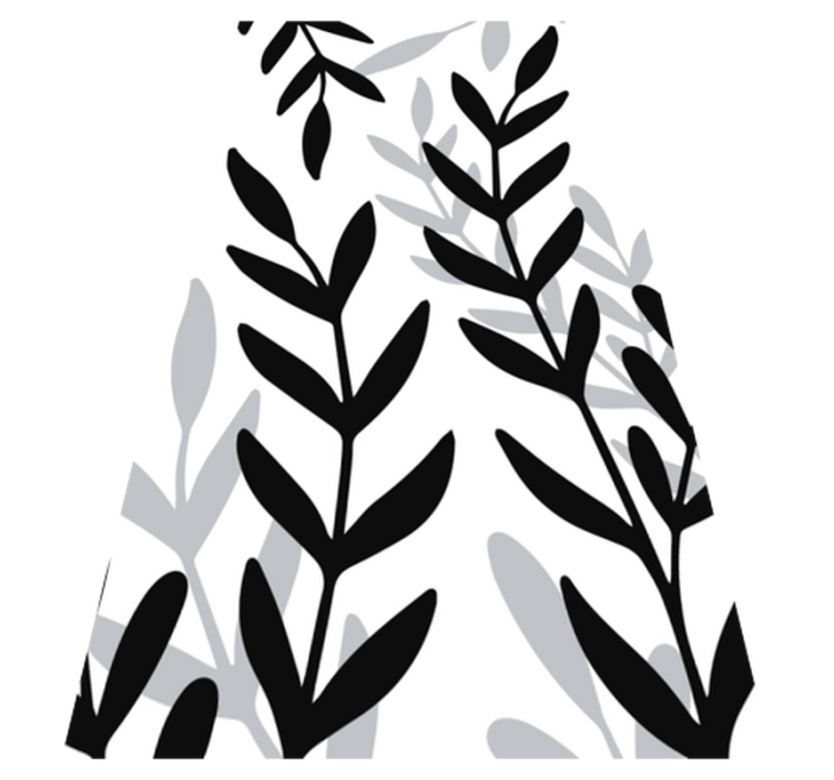 Alfombra vinílica flores lámina vinílica translúcida - TenVinilo