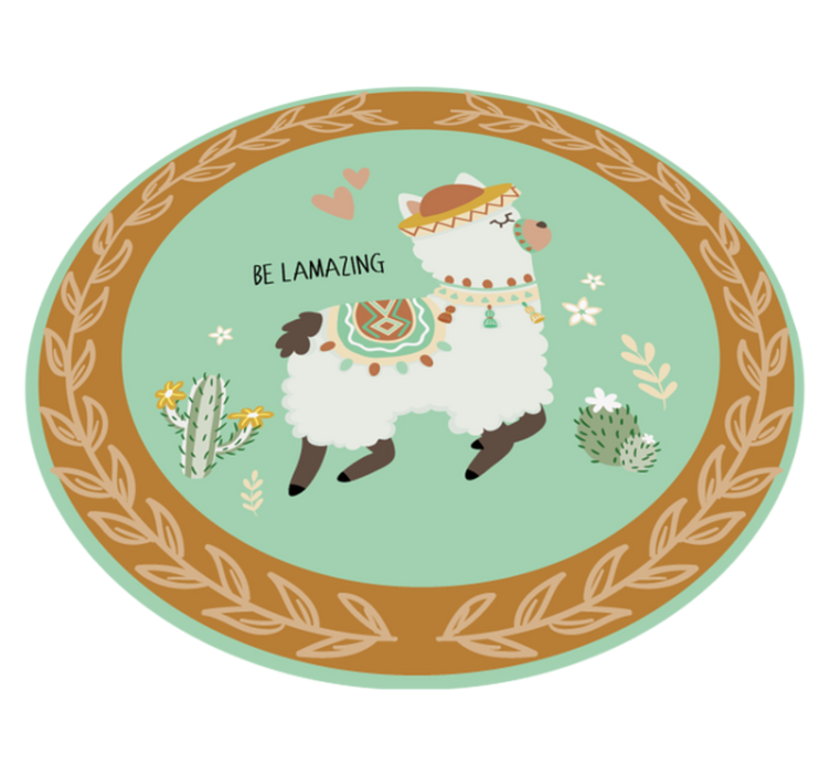 Aflombra vinílica animales Ser llamativo - TenVinilo