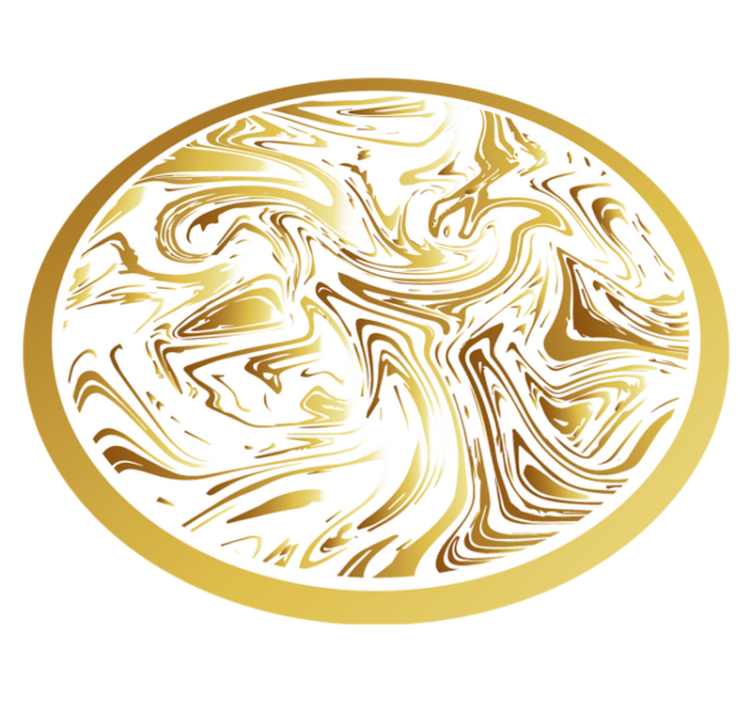 Alfombra vinílica textura Mármol blanco y dorado - TenVinilo