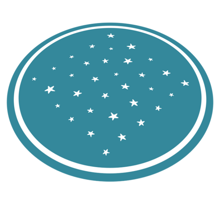 Alfombra vinílica de estrellas motivo estelar - TenVinilo