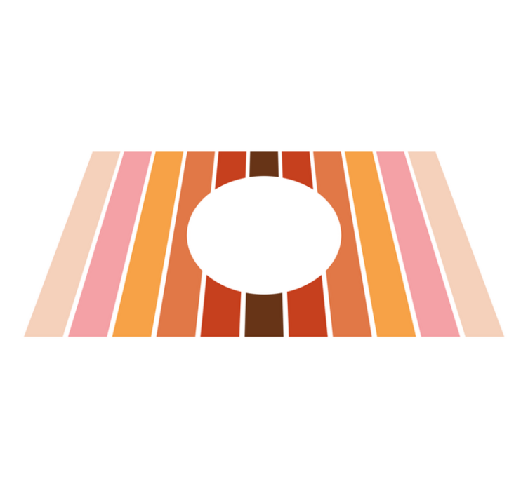 Alfombra vinílica rayas diseño de rayas geométricas - TenVinilo