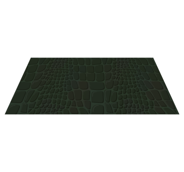 Alfombra vinílica animal print superficie cocodrilo - TenVinilo