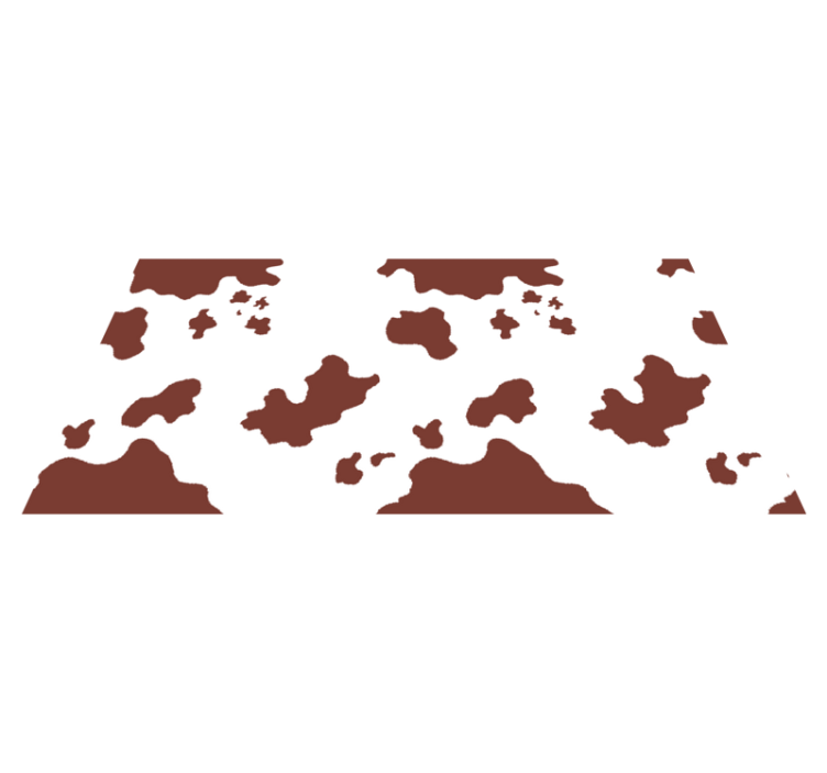 Alfombra vinílica animal print manchas de piel de vaca - TenVinilo