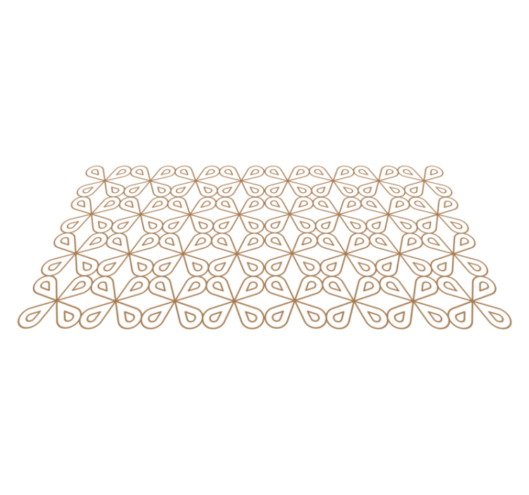 Alfombra vinílica hidráulica sutil motivo de hoja - TenVinilo