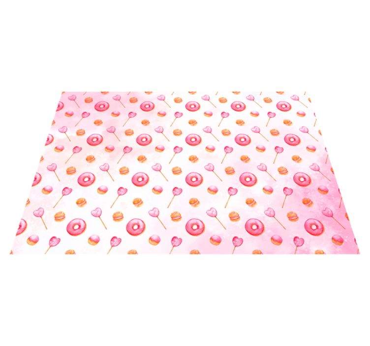 Alfombra vinílica cocina dulce deleite felicidad - TenVinilo