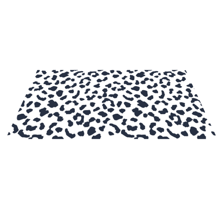 Alfombra vinílica animal print mancha de leopardo - TenVinilo