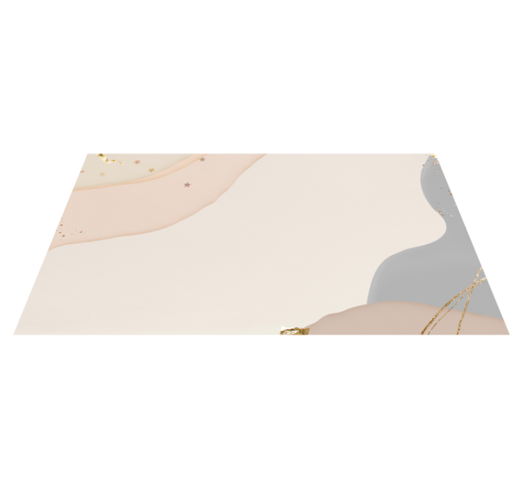 Alfombra vinílica minimalista ondas suaves abstractas - TenVinilo