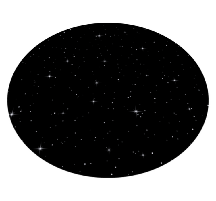 Alfombra vinílica de estrellas visión nocturna estrellada - TenVinilo