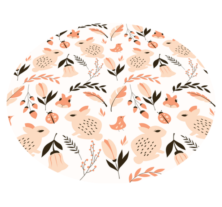 Alfombras vinílicas modernas Escombros y flores - TenVinilo