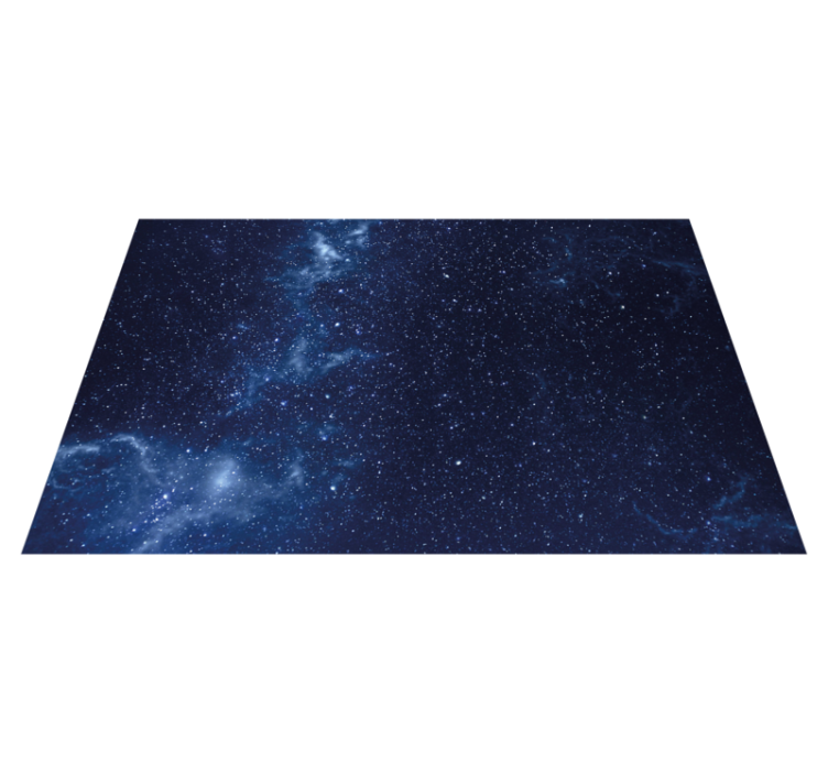 Alfombra vinílica de estrellas tarde celestial - TenVinilo