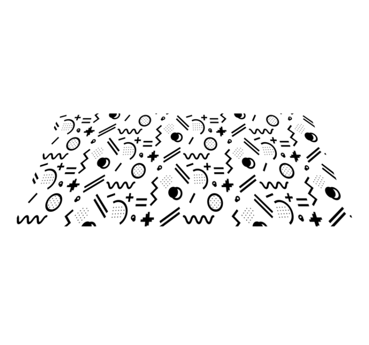 Alfombra vinílica infantil juego de patrones dinámicos - TenVinilo