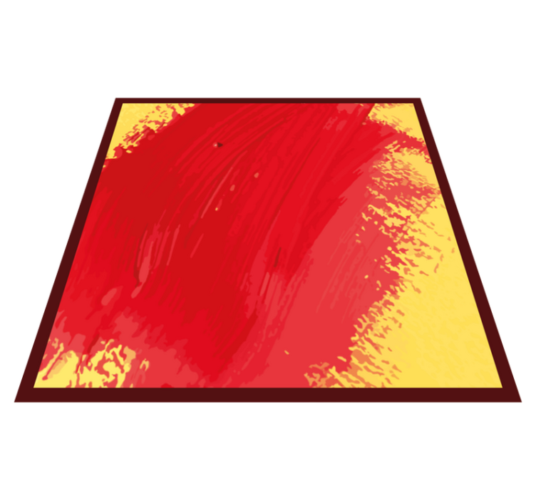 Alfombra vinílica moderna salpicadura de color vibrante - TenVinilo