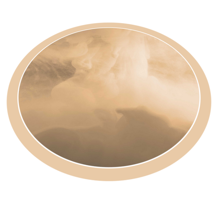 Alfombra vinílica dormitorio Nube beige y textura de humo - TenVinilo