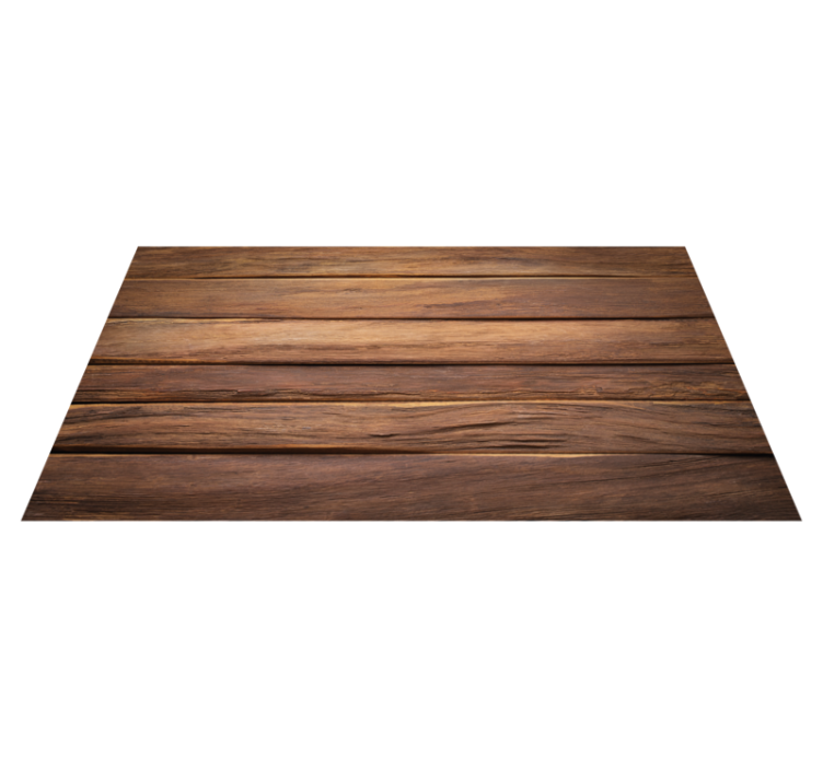 Alfombra vinílica cocina tablones de madera cálidos - TenVinilo