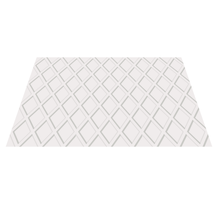 Alfombra de vinilo geométrica Patrón 3d rombo "hamptons" - TenVinilo