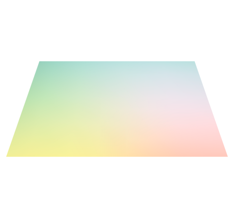 Alfombras vinílicas modernas Arcoiris pastel estilo "kawaii" - TenVinilo