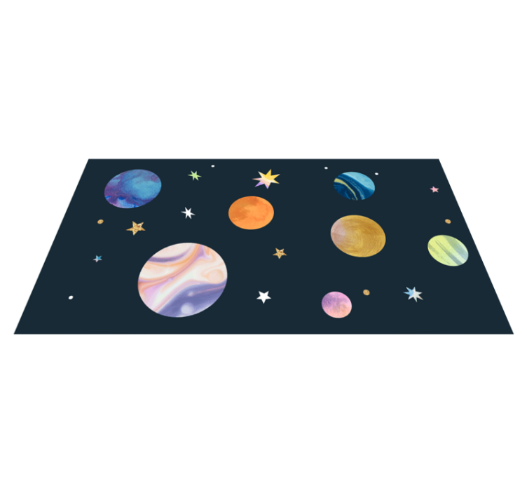 Alfombra vinílica de estrellas Universo y estrellas - TenVinilo