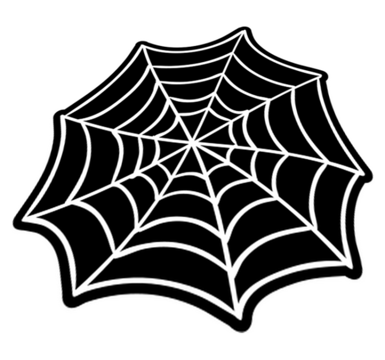 Alfombras vinílicas juvenils Alfombra de telaraña - TenVinilo