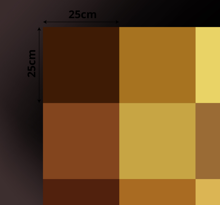 Alfombra vinílica geométrica patrón de cuadros azules - TenVinilo