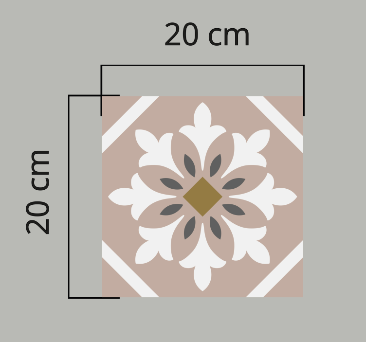 Alfombra vinílica hidráulica acento de piso estampado - TenVinilo