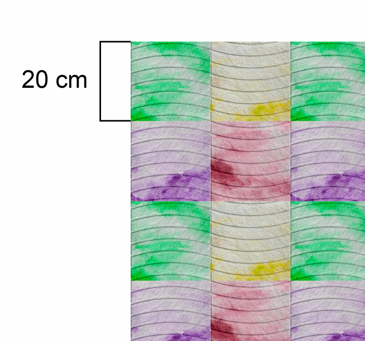 Alfombra vinilo salón azulejos de las Ramblas - TenVinilo