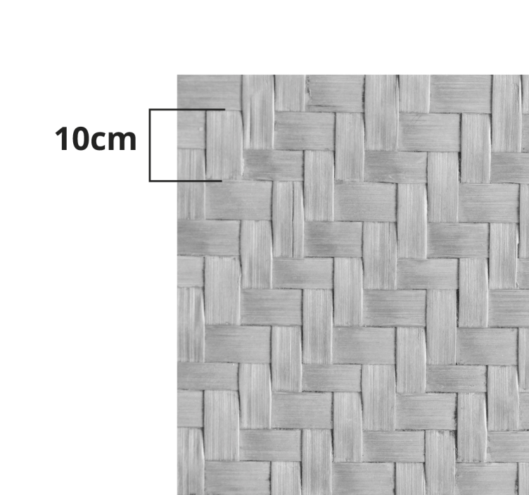 Alfombra vinílica salón textura gris tejida - TenVinilo