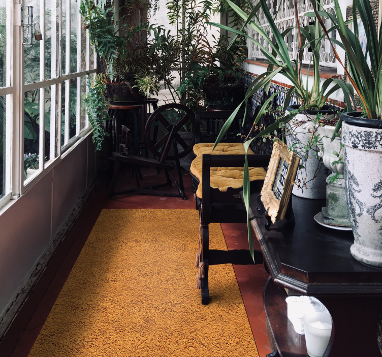 Alfombra vinílica textura piedra Rojo marrón - TenVinilo