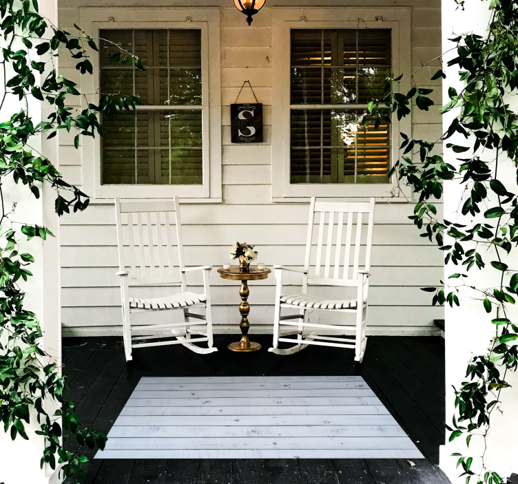 Alfombra vinílica imitación madera madera rustica - TenVinilo